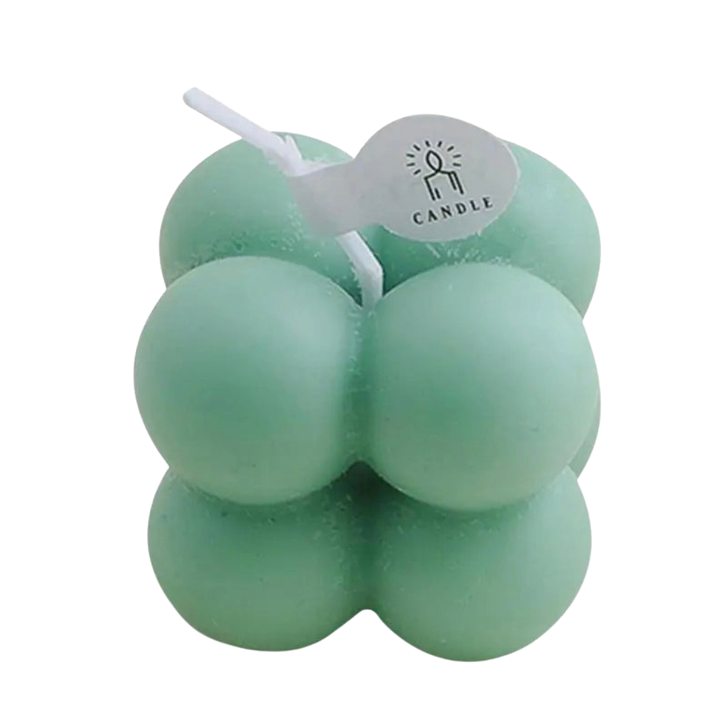 Kleine Duftkerze Mini-Würfel in Blasenform, Aromatherapie für Zuhause,