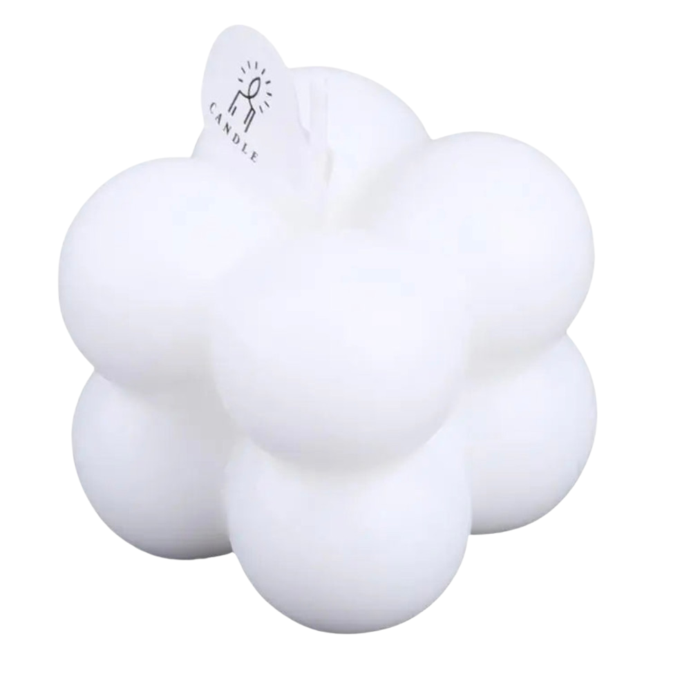 Kleine Duftkerze Mini-Würfel in Blasenform, Aromatherapie für Zuhause,