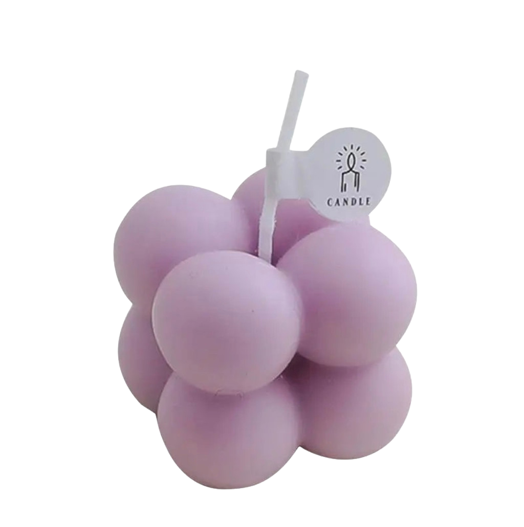 Kleine Duftkerze Mini-Würfel in Blasenform, Aromatherapie für Zuhause,