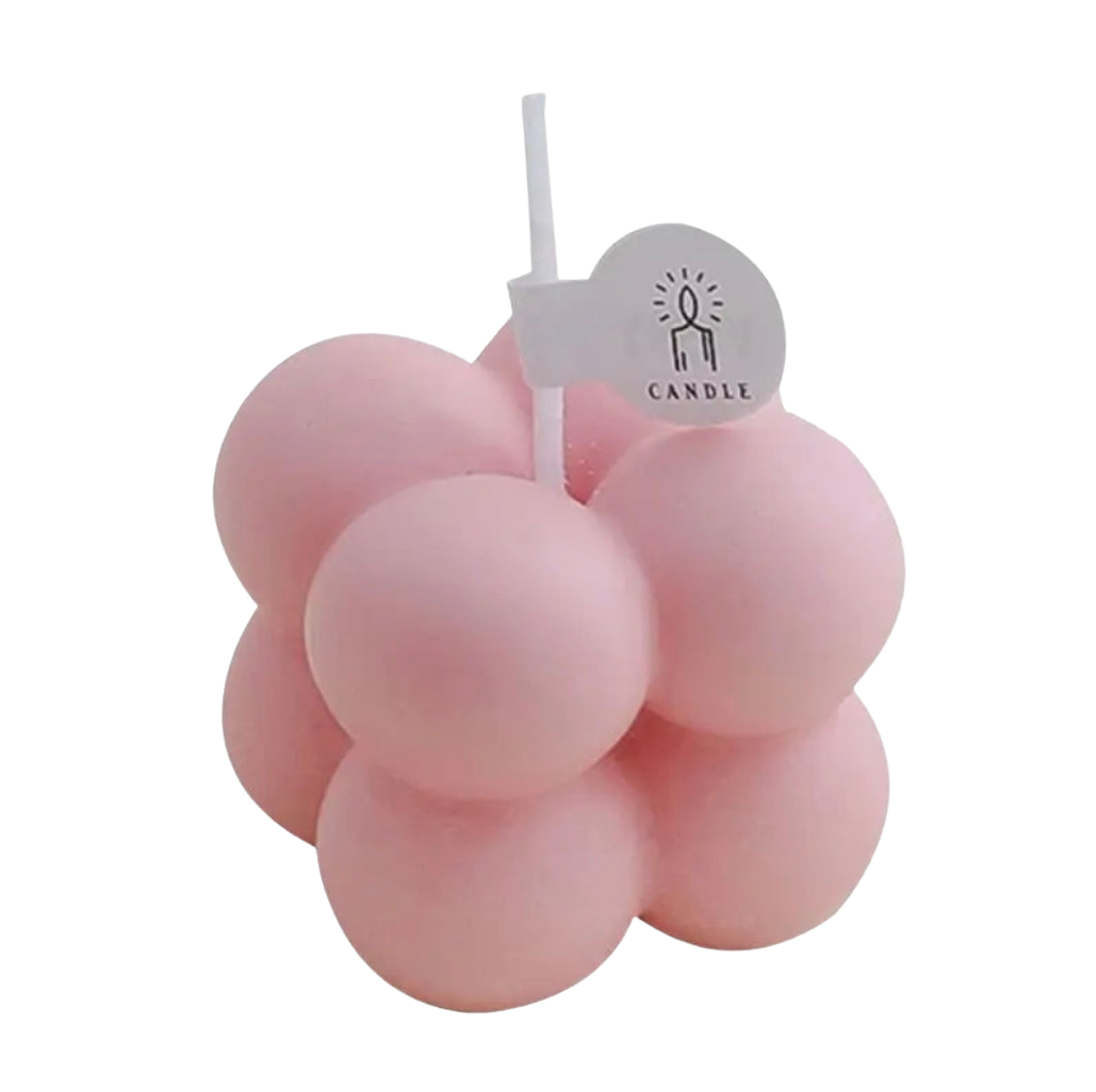 Kleine Duftkerze Mini-Würfel in Blasenform, Aromatherapie für Zuhause,
