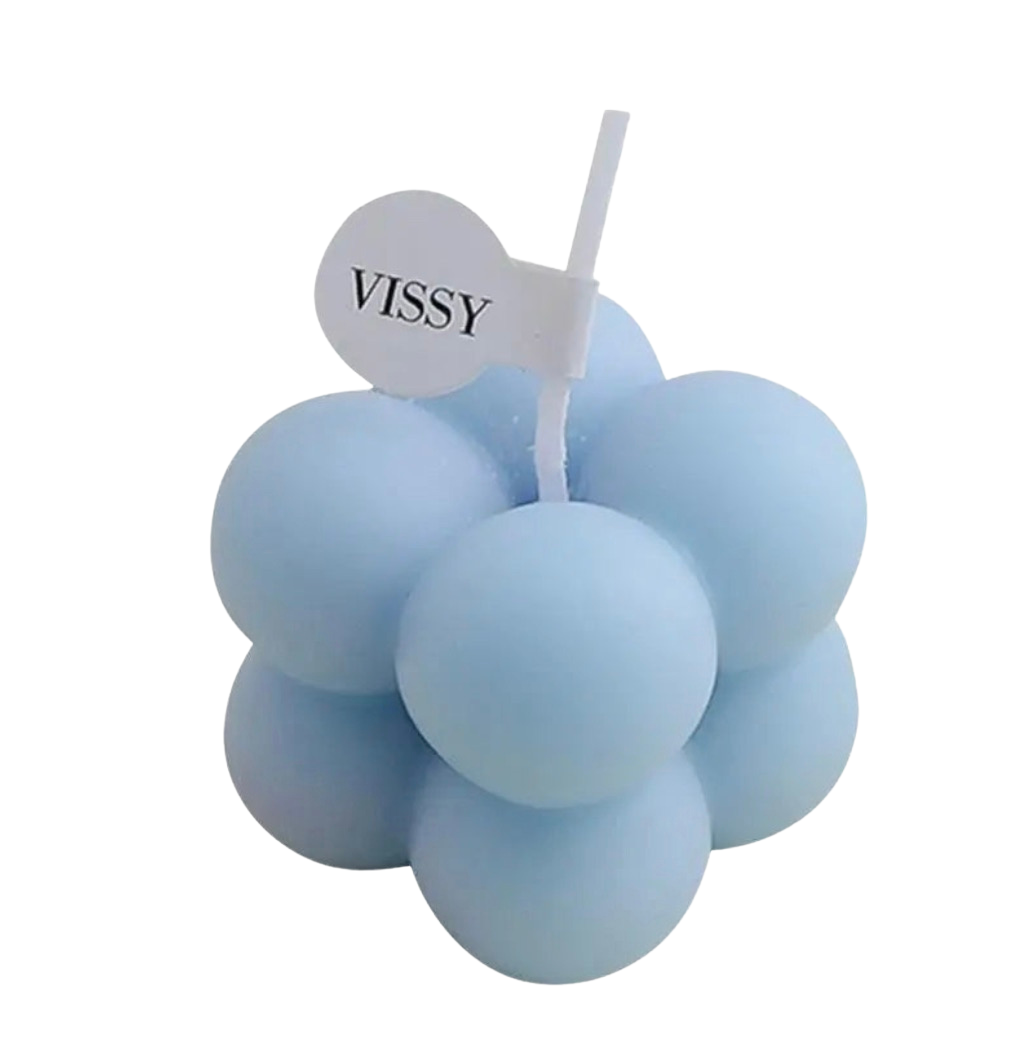 Kleine Duftkerze Mini-Würfel in Blasenform, Aromatherapie für Zuhause,